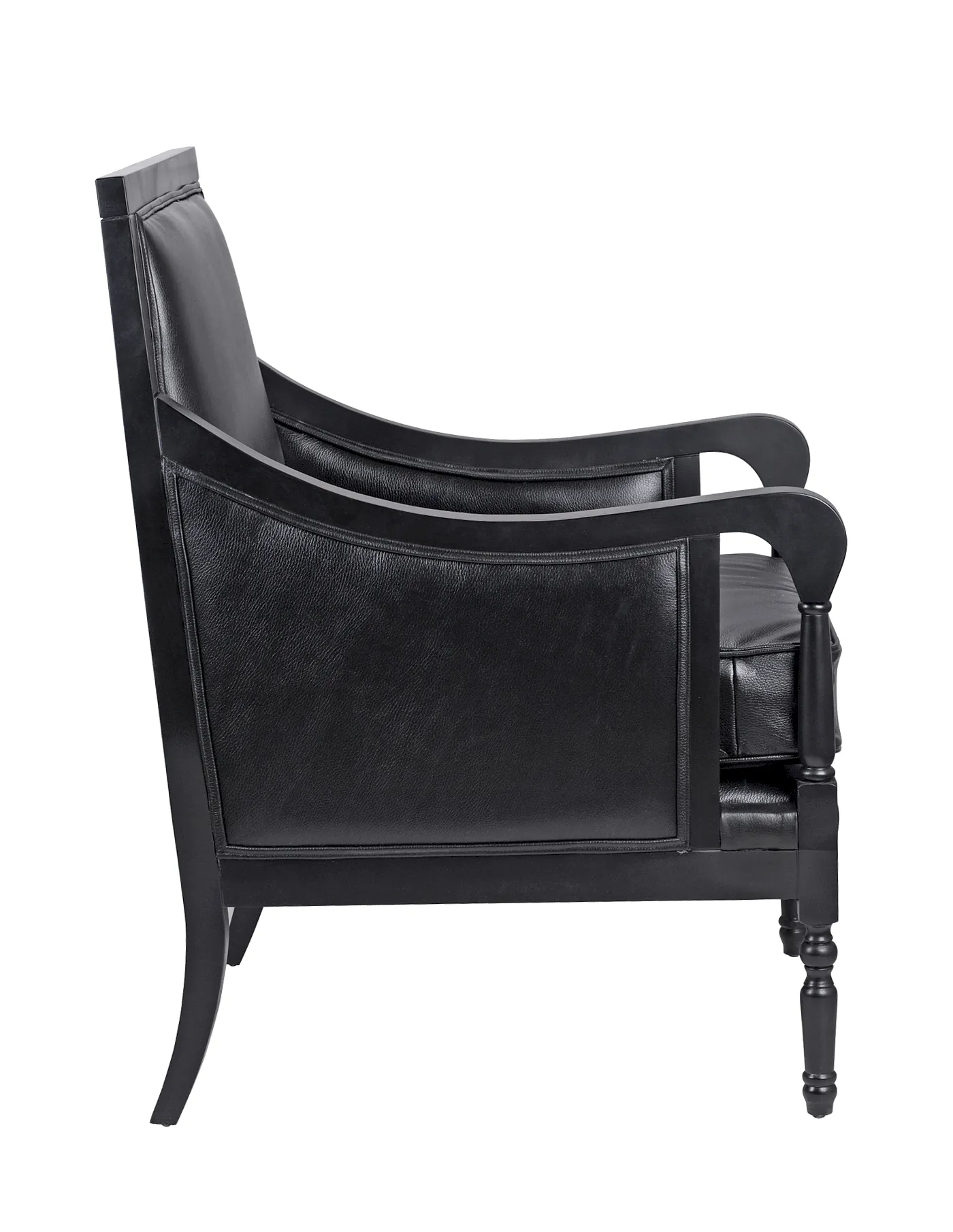 заказать Классическое американское кресло Colin Black Leather