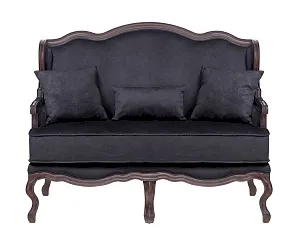 стильный Двухместный дизайнерский диван Brody Double Black