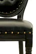 Дизайнерский барный стул Filon Button Black №4