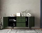 Комод две дверки и три ящика "Эмерсон (Emerson)" арт EM08/green/L №1