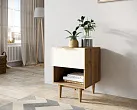 Тумбочка с верхним ящиком "Лайн (Line)" LN10/GR1/beige №2