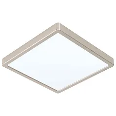 заказать 99242 Светодиодный накладной светильник FUEVA 5, 20W (LED), 285х285, H28, 2300lm, 3000K, сталь, никель