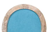 Стул с круглой спинкой Volker Oak Light Blue №4