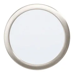 заказать 99139 Светодиодный встраиваемый светильник FUEVA 5, 17W (LED), ?216, ET26, 2000lm, 3000K, сталь, никель в интернет-магазине