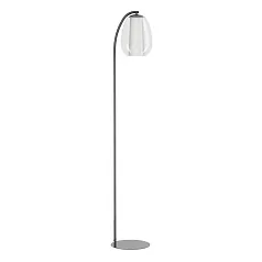 390462 Светодиодный торшер с регулировкой цветовой температуры MENORCA, 1X7W 1X1,6W(LED) ,2200-6500K, 700lm, сталь, никель черный, белый на заказ