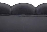 Трехместный диван ракушка для гостиниц Pearl Triple Black №4 в Москве