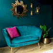 Диван ракушка Pearl Double Marine Velvet №7 в Москве