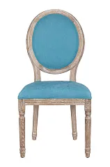 красивый Стул с круглой спинкой Volker Oak Light Blue на заказ