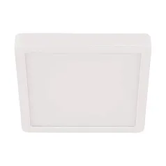 фото 30893 Накладной светильник FUEVA 5, LED 20,5W, 2500lm, IP44, L285, B285, H30, сталь/пластик, белый в интерьере