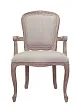 Мягкий стул с подлокотниками Gran Arm Beige №0