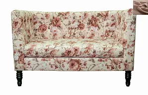 Диван прованс Rose Flower коричневый в интернет-магазине
