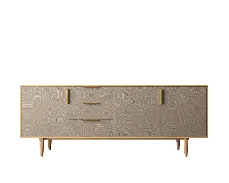 Комод "Лайн (Line)" удлиненный R25/beige