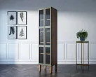 Шкаф одностворчатый "Андерсен (Andersen)" с рифлеными стеклами арт AN13 №2