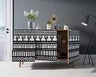 Комод "Бербер (Berber)" с двумя дверками и ящиками принт 19 арт BB17/Print_19 №3