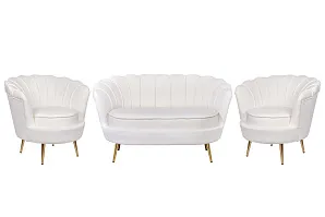 фото Комплект кресел и дивана ракушка Pearl Double Beige