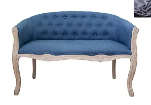 красивый Диван французский стиль Kandy Double Blue цвет серый