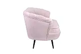 Дизайнерский диван Pearl Triple Pink на черных ножках №2 в Москве