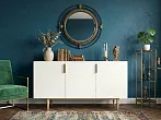 Комод с тремя дверками "Лайн (Line)" LN02/GR1/beige №1 в Москве