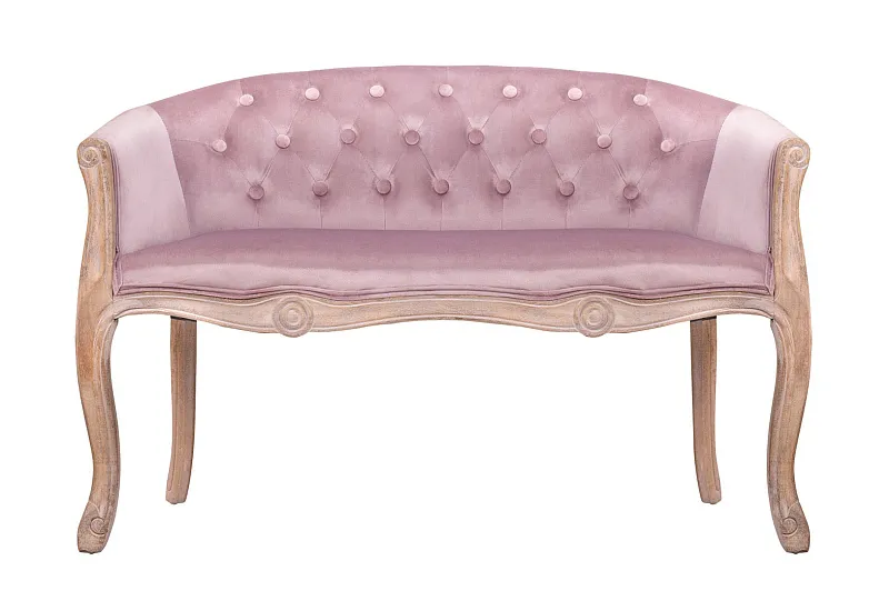 Двухместный дизайнерский диван Kandy Double Pink Velvet в Москве Двухместный дизайнерский диван Kandy Double Pink Velvet