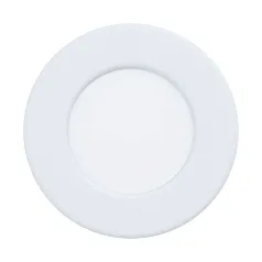 99202 Светодиодный встраиваемый светильник FUEVA 5, 2,7W (LED), ?86, ET26, IP44, 300lm, 3000K, сталь, бел