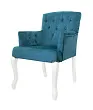 Классическое кресло Deron Blue and White №3