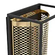 43789 Бра (настенный светильник) NOHALES, 1X40W (E27), H320, сталь, черный, латунь №1
