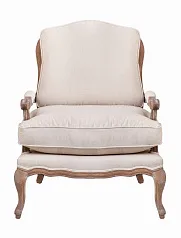фото Мягкое полукресло с подлокотниками Niro Rattan Beige в интерьере