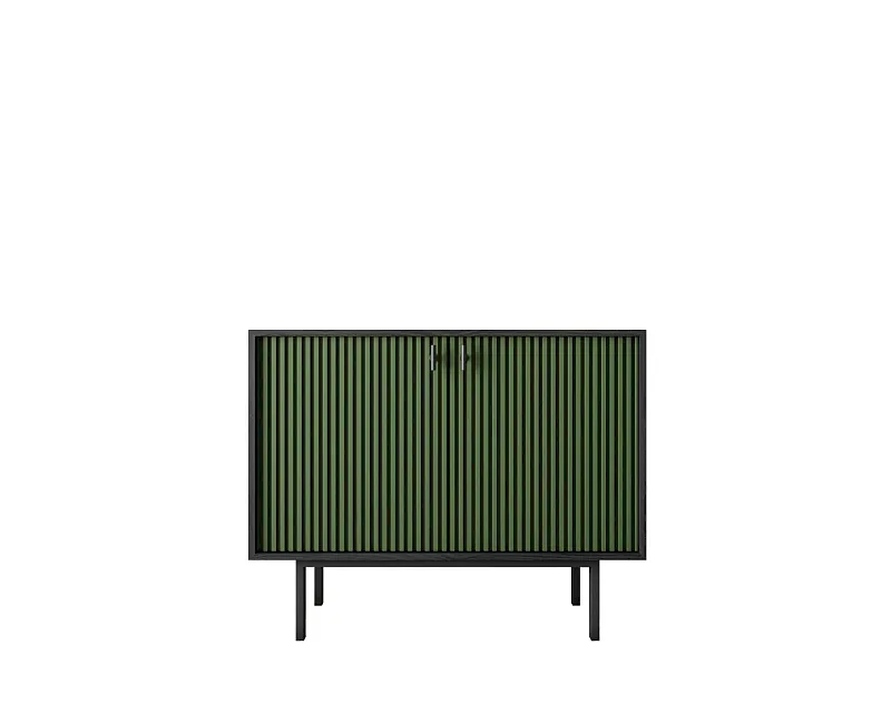 Комод с двумя дверками "Эмерсон (Emerson)" арт EM02/green/L