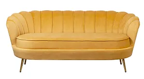 Дизайнерский диван Pearl Triple Yellow на заказ