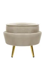 Пуф Pearl Adorn Taupe в интерьере