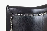 Кожаное кресло каминное Chester Black Leather №5