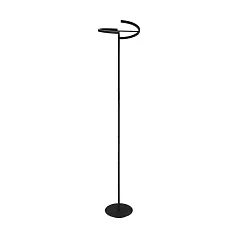 901972 Светодиодный торшер CASTELPOTO, 2X8,8W(LED), 3000K, 2000lm, сталь, черный, белый на заказ в интернет-магазине
