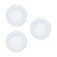 99135 Светодиодный комплект встраиваемых светильников FUEVA 5, 3х2,7W (LED), ?86, ET26, 3х300lm, 3000K, ст в интернет-магазине