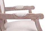 Мягкий стул с подлокотниками Volker Arm Beige V2 №6 в Москве
