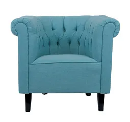 Низкое кресло Swaun Turquoise в интерьере
