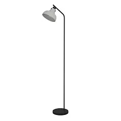стильные 43844 Торшер MATLOCK, 1Х40W, E27, L405, B200, H1580, основание: B230, сталь, серый, черный