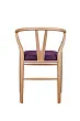 Стул ретро Wishbone Purple №3
