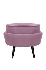 купить красивые Пуф Pearl Adorn Pink на черных ножках