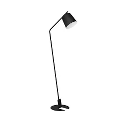 красивые 900394 Торшер ONEDA, 1X40W, E27, L540, B200, H1605, основание: ?315, сталь, черный, белый в интернет-магазине