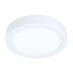 купить красивые 99225 Светодиодный накладной светильник FUEVA 5, 10,5W (LED), ?160, H28, 1350lm, 4000K, сталь, белый/п