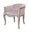 Низкое кресло ретро Kandy Pink Velvet №3