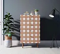 Комод высокий "Бербер (Berber)" принт 17 арт BB10/Print_17 №0