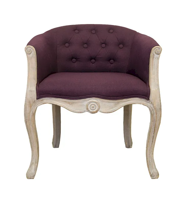 Низкое кресло ретро Kandy Violet