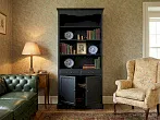 Книжный шкаф "Леонтина (Leontina)" в черном цвете арт ST9330BLK №2