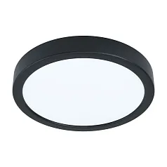 заказать 99223 Светодиодный накладной светильник FUEVA 5, 17W (LED), ?210, H28, 2000lm, 3000K, сталь, черный