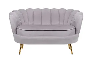 Диван ракушка Pearl Double Grey в интерьере