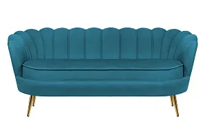стильный Диван ракушка для гостиниц Pearl Triple Marine Velvet на заказ