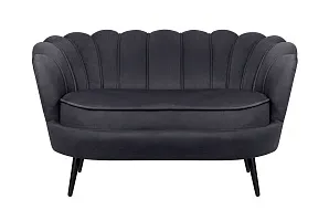 купить стильный Дизайнерский диван Pearl Double Black на черных ножках