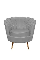 купить стильное Низкое кресло ракушка Pearl Grey V2 в интернет-магазине в Москве