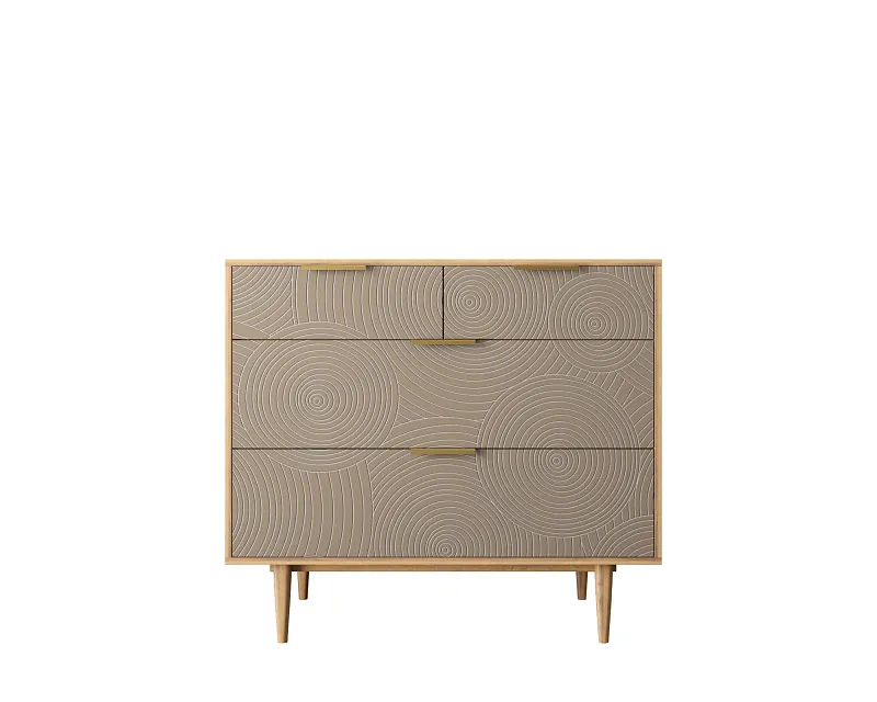 Комод с четыремя ящиками "Лайн (Line)" R22/beige в Москве Комод с четыремя ящиками "Лайн (Line)" R22/beige